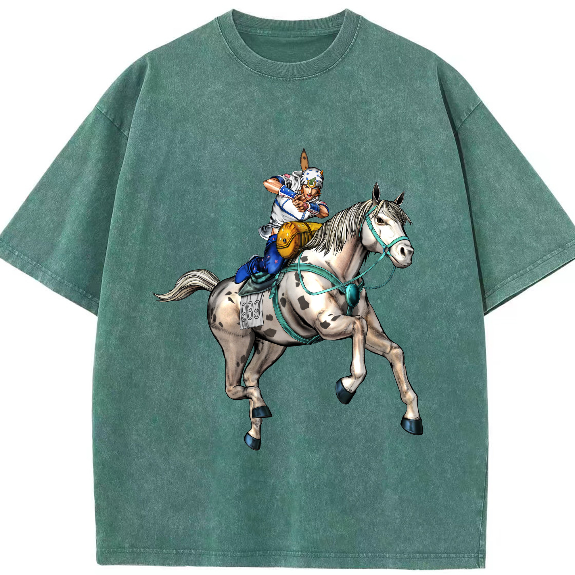 （画像用） ジョジョの奇妙な冒険 ジョナサン?ジョースター JoJo's Bizarre Adventure Jonathan Joestar 綿100% ヴィンテージ風 半袖Tシャツ（フロントプリント）